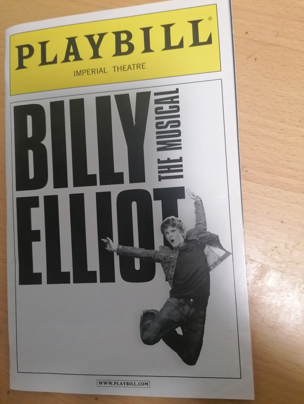 Playbill BILLY ELLIOT Broadway Program #1